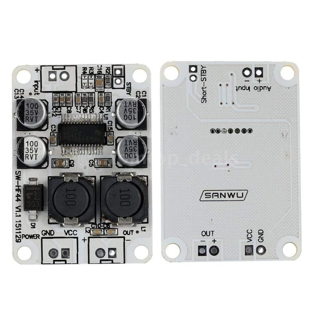 Alt view image 3 of 7 - 2pcs DC 8-26V TPA3110 PBTL Mono Digital Amplifier Board AMP Module 1 * 30W for A
