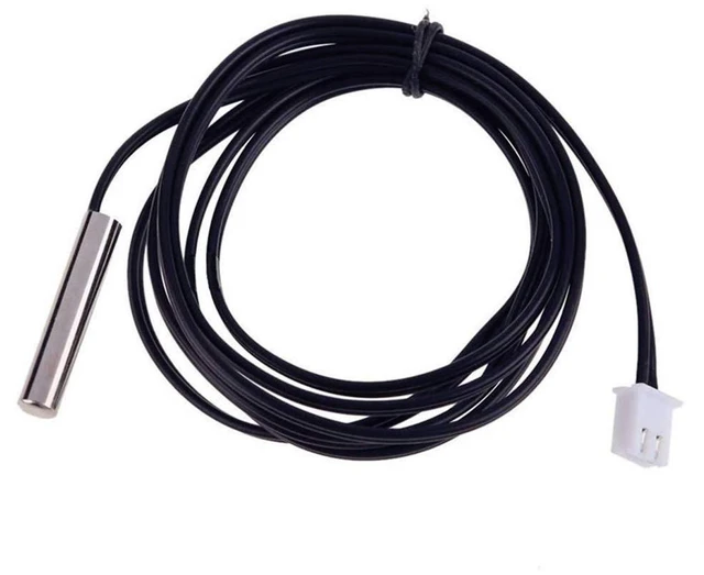 Alt view image 3 of 5 - 6pcs NTC Temperature Sensor 5K + 10K 1% NTC B3950 Waterproof Probe Thermistor Ac