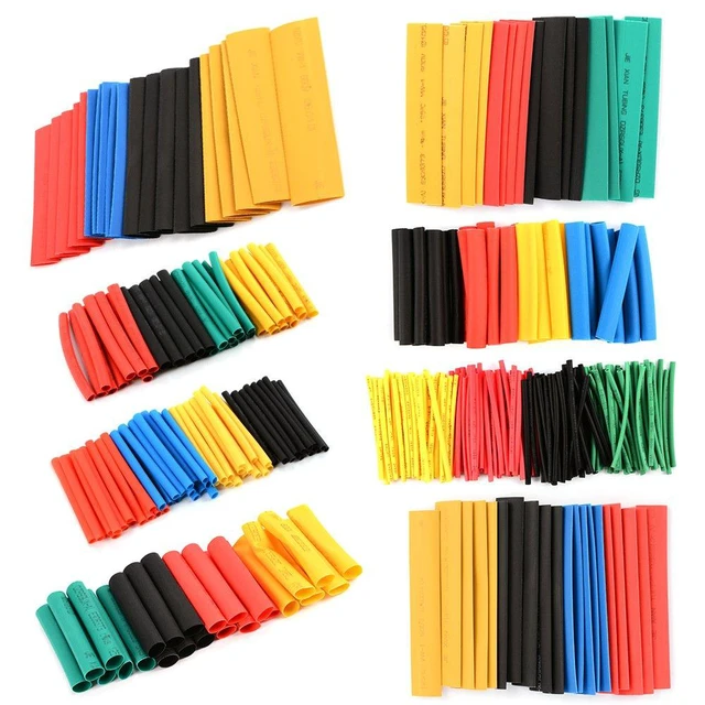 Alt view image 2 of 6 - 328PCS Heat Shrink Tubing 2:1Wire Cable Wrap Assortment Electric Insulation Tube