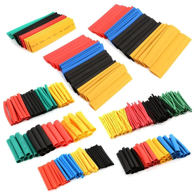 Alt view image 3 of 6 - 328PCS Heat Shrink Tubing 2:1Wire Cable Wrap Assortment Electric Insulation Tube
