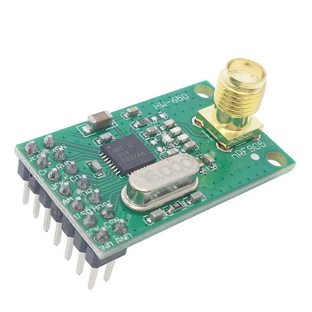 Alt view image 2 of 5 - NRF905 Wireless Transceiver Module PTR8000+ 433/486/915MHz with Antenna NF905SE