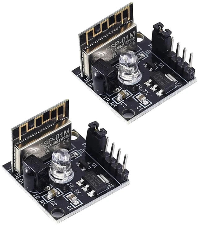 Main image of 2pcs ESP8285 ESP-01M IR Infrared Transmitter Receiver Module Digital Infrared Tr