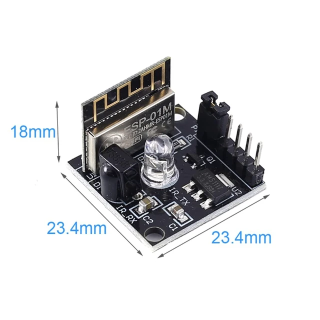 Alt view image 5 of 6 - 2pcs ESP8285 ESP-01M IR Infrared Transmitter Receiver Module Digital Infrared Tr