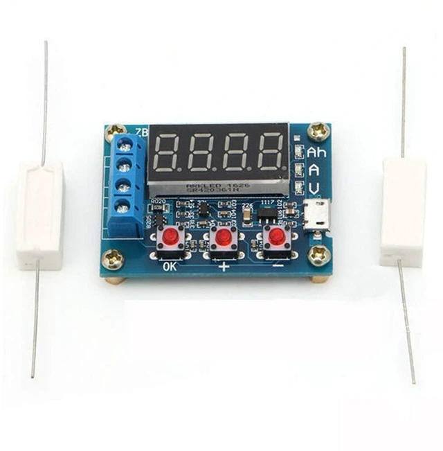 Alt view image 4 of 5 - Battery Capacity Meter Discharge Tester Analyzer 1.5V-12V Battery Capacity Meter