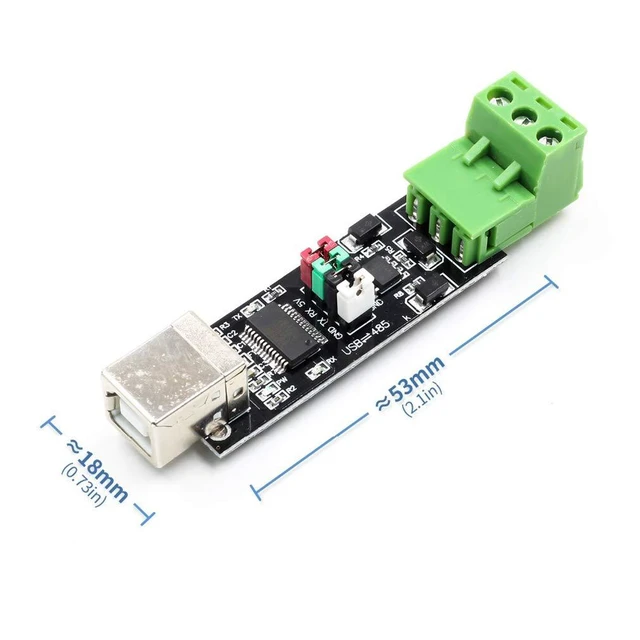 Alt view image 3 of 5 - 2pcs USB to RS485 USB to TTL Serial Converter Adapter FT232RL 75176 FTDI Interfa