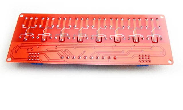 Alt view image 4 of 4 - 5V 8 Channel Relay Module with OPTO-Isolated Support High and Low Level Trigger