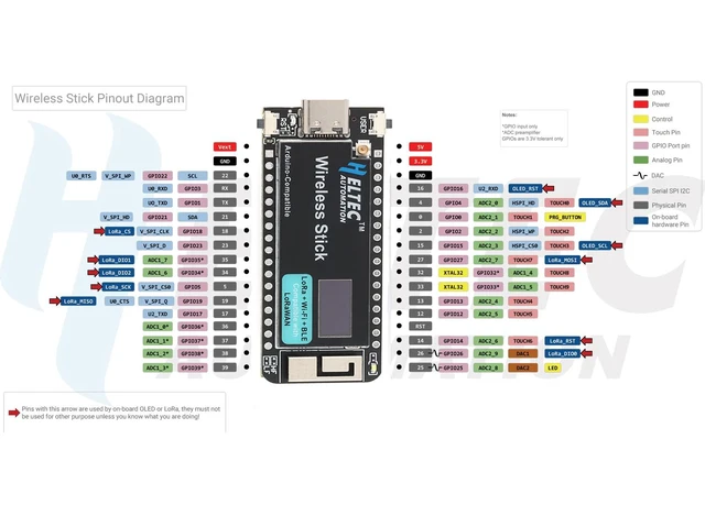 Alt view image 5 of 7 - ESP32 SX1262 LoRa Kit 863-928MHz Bluetooth 4.2+WiFi+LoRa LoRaWAN Wireless Commun
