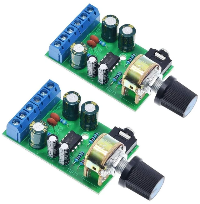 Main image of 2pcs TDA2822M DC 1.8-12V 2.0 Channel Stereo Amplifier Mini AUX Audio Amplifier B