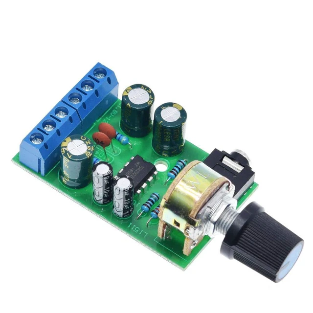 Alt view image 3 of 7 - 2pcs TDA2822M DC 1.8-12V 2.0 Channel Stereo Amplifier Mini AUX Audio Amplifier B