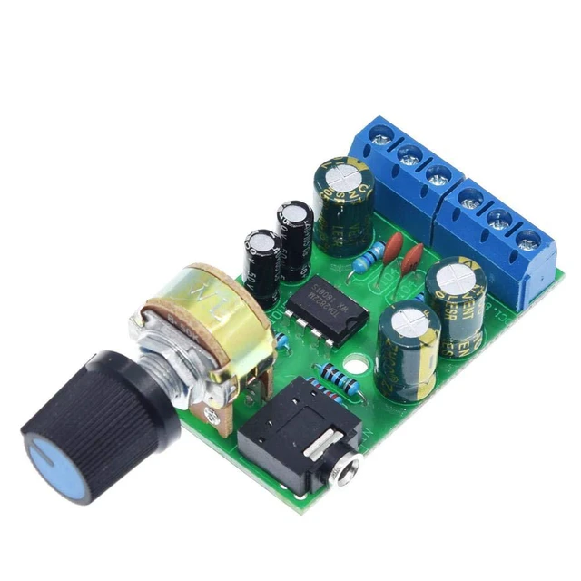 Alt view image 4 of 7 - 2pcs TDA2822M DC 1.8-12V 2.0 Channel Stereo Amplifier Mini AUX Audio Amplifier B