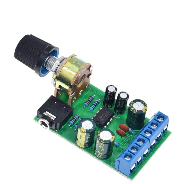 Alt view image 5 of 7 - 2pcs TDA2822M DC 1.8-12V 2.0 Channel Stereo Amplifier Mini AUX Audio Amplifier B