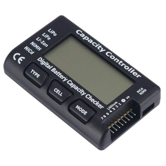 Alt view image 2 of 5 - LiPo Life Li-Ion NiMH Nicd Cell Meter Digital Battery Capacity Meter Power Test