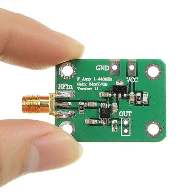 Alt view image 4 of 6 - 0.1-440 MHz AD8310 RSSI High Speed High Frequency RF Output Log Detector Power M