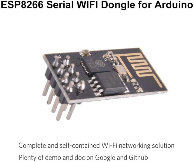 Alt view image 5 of 5 - 3pcs ESP8266 ESP-01 Serial WiFi Wireless Transceiver Wireless Module Development