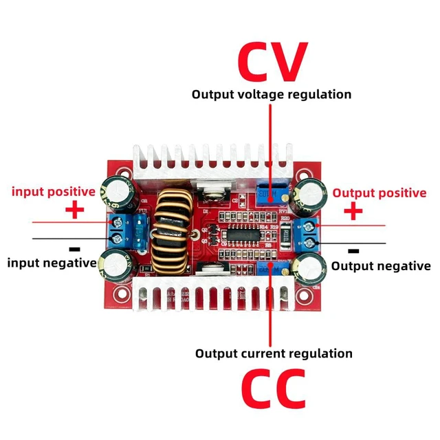 Alt view image 6 of 7 - 2pcs 400W 15A DC Step up Boost Module Constant Current Power Supply Module 8.5-5