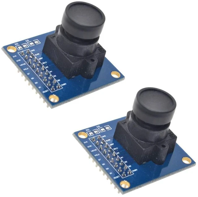 Main image of 2pcs OV7670 640x480 0.3Mega 300KP VGA CMOS Camera Module I2C for Arduino ARM FPG