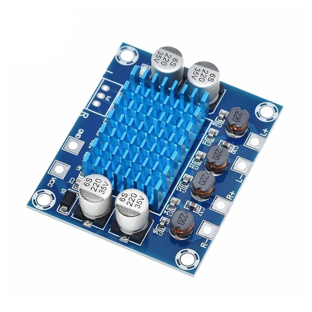 Alt view image 2 of 6 - 2pcs TPA3110 Digital Stereo Audio Amplifier Board XH-A232 AMP 30W+30W 2.0 Channe