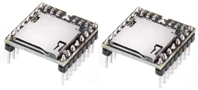 Main image of 2pcs mp3 Player Mini MP3 Player Audio Voice Module TF Card U Disk Board for DFPl