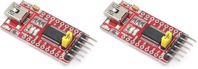 Main image of FT232RL Mini USB to TTL Serial Converter Adapter Module 3.3V/5.5V (Pack of 2)