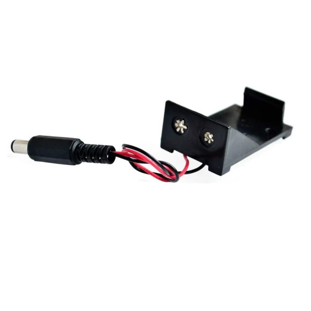 Alt view image 2 of 3 - 5pcs Battery Holder Box with DC Plug for Arduino Raspberry Pi