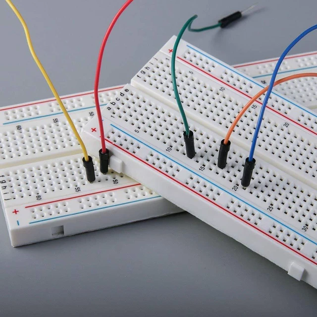 Alt view image 3 of 3 - 3pcs MB-102 Breadboard 830 Point Solderless Prototype PCB Board DIY Kit for Ardu