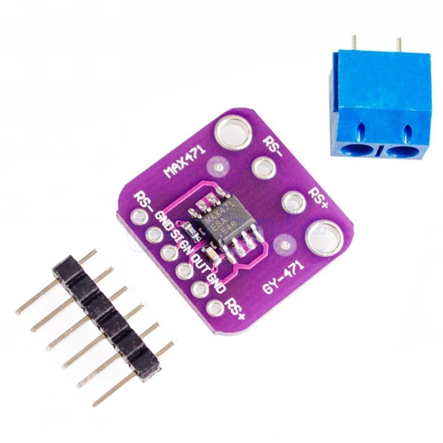 Alt view image 3 of 7 - 2pcs MAX471 3A Current Sensor Module Consume Current Detection Module DC 0-3A
