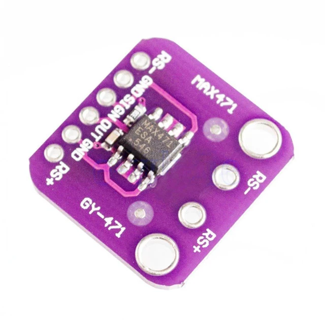 Alt view image 5 of 7 - 2pcs MAX471 3A Current Sensor Module Consume Current Detection Module DC 0-3A