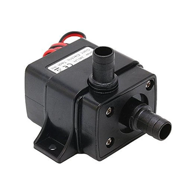 Alt view image 2 of 7 - 2pcs Water Pump 240L/H DC 12V 4.2W Micro Brushless Pump 3M Pumping Head Ultra Qu