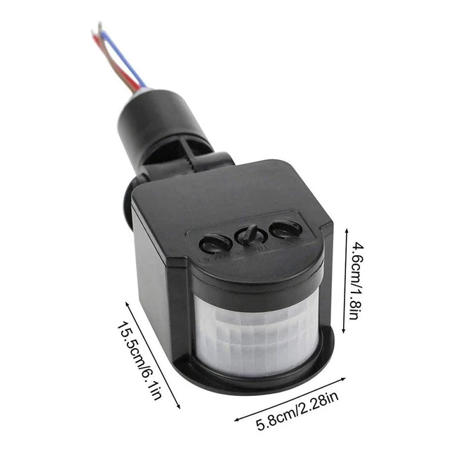 Alt view image 3 of 6 - Outdoor PIR DC 12V Automatic Infrared PIR Motion Sensor Switch for LED Flood Lig