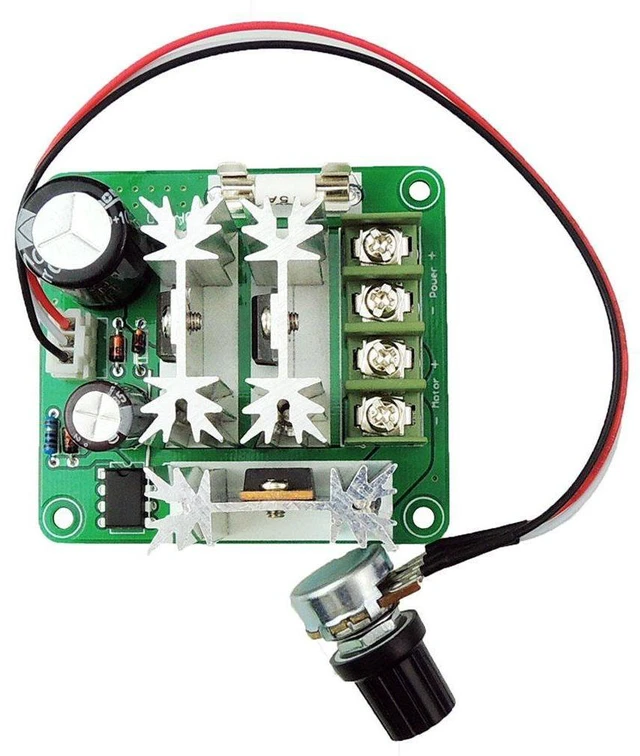 Alt view image 2 of 6 - 6V-90V 15A DC Motor Speed Control 16KHZ PWM Controller Speed Regulator Module Bo
