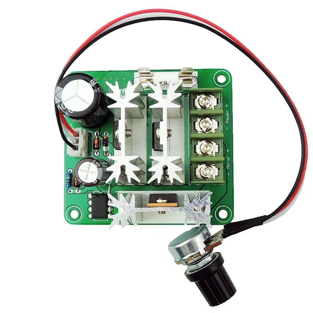 Alt view image 2 of 6 - 6V-90V 15A DC Motor Speed Control 16KHZ PWM Controller Speed Regulator Module Bo