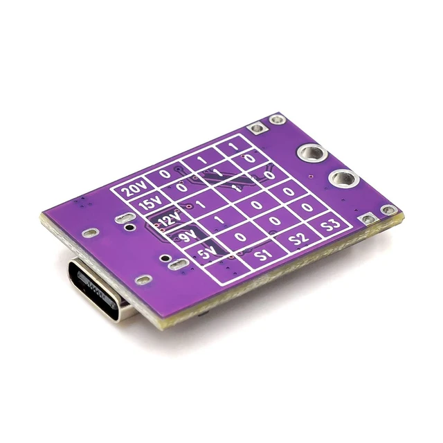 Alt view image 6 of 7 - 3pcs PD/QC/AFC Fast Charge Decoy Trigger Board Support 5V 9V 12V 15V 20V Fixed V