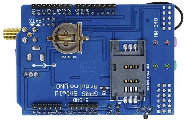 Alt view image 3 of 6 - SIM900 Quad-Band 850/900/1800/1900MHz GPRS/GSM Shield Development Board