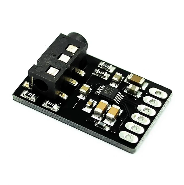 Alt view image 3 of 7 - 2pcs CS4344 D/A Digital to Analog Stereo Audio Converter Module with Linear Anal