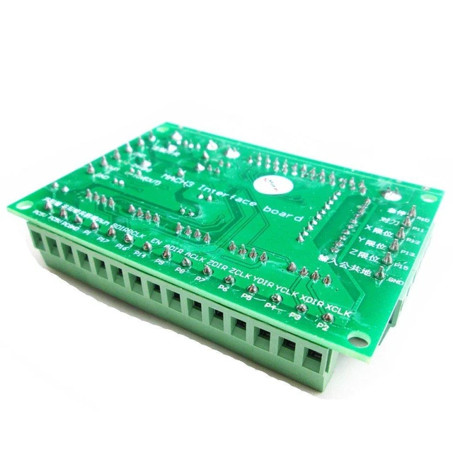 Alt view image 3 of 4 - MACH3 Engraving Machine CNC 5 Axis Stepper Motor Driver Interface Board with Opt
