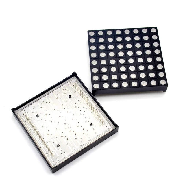 Alt view image 2 of 5 - 8x8 Matrix RGB LED Common Anode Full Colour LED 60x60mm Colorduino Compatible fo