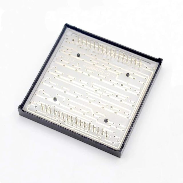 Alt view image 4 of 5 - 8x8 Matrix RGB LED Common Anode Full Colour LED 60x60mm Colorduino Compatible fo
