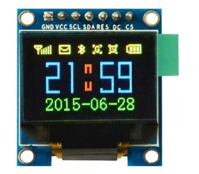 Main image of 0.95" Inch 7 Pin Colorful 65K SPI OLED Display Module SSD1331 96 * 64 Resolution