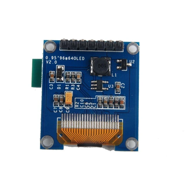 Alt view image 4 of 6 - 0.95" Inch 7 Pin Colorful 65K SPI OLED Display Module SSD1331 96 * 64 Resolution