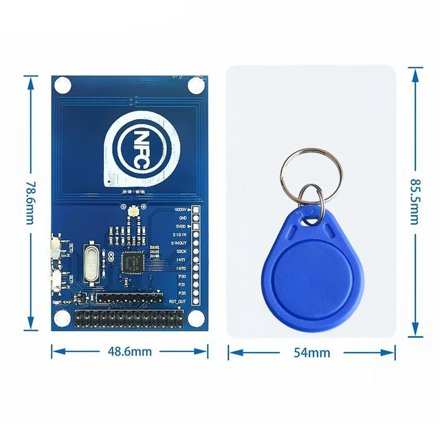 Alt view image 5 of 6 - NFC Reader PN532 13.56mHz NFC IC Card Reader Module Kit NFC RFID Card Read Modul