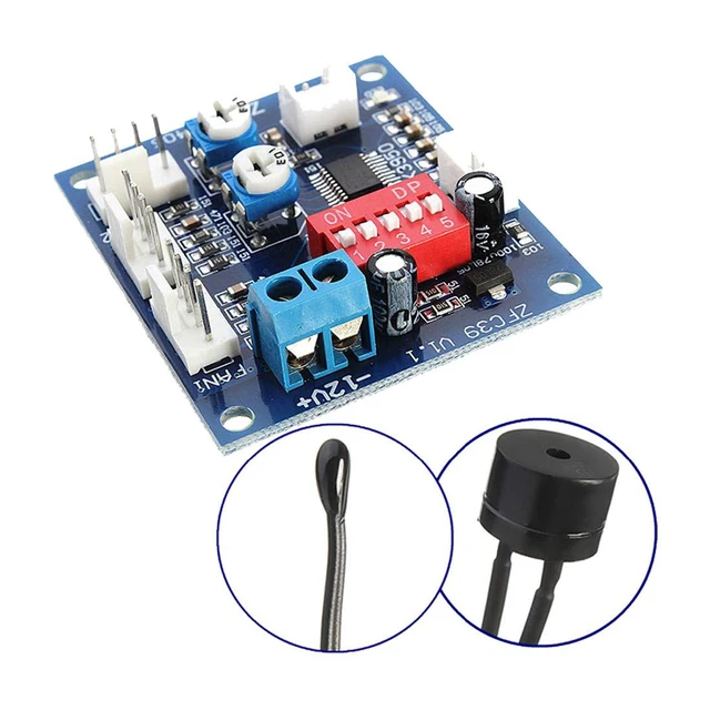 Alt view image 2 of 6 - DC 12V 5A PWM PC CPU Fan Temperature Control Speed Controller Board Speed Contro