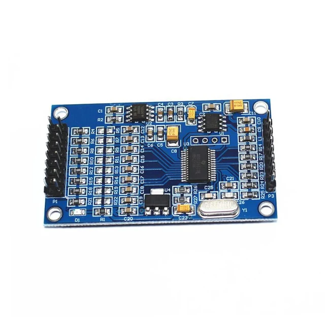 Alt view image 2 of 4 - ADS1256 5V 8 Channel 24 Bit ADC Data Acquisition Board Module High Precision AD