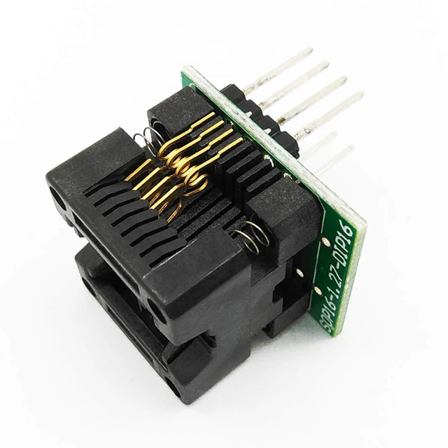 Alt view image 2 of 6 - 2pcs SOIC8 SOP8 to DIP8 EZ Programmer Adapter Socket Converter Module with 150mi