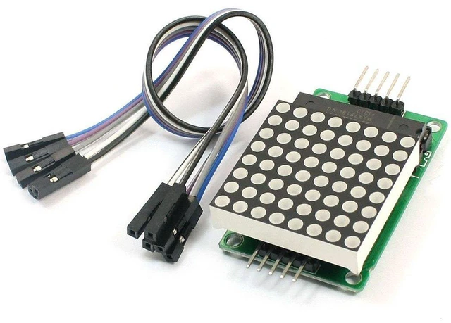 Alt view image 4 of 7 - 2pcs MAX7219 8 * 8 Dot Matrix Module DIY Kit MAX7219 8x8 Common Cathode LED Dot