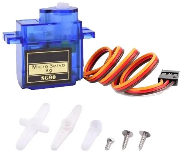 Alt view image 3 of 4 - 10pcs SG90 Micro Servo Motor 9G 0-180 Degree Rotation Control Mini Servo 0-180°
