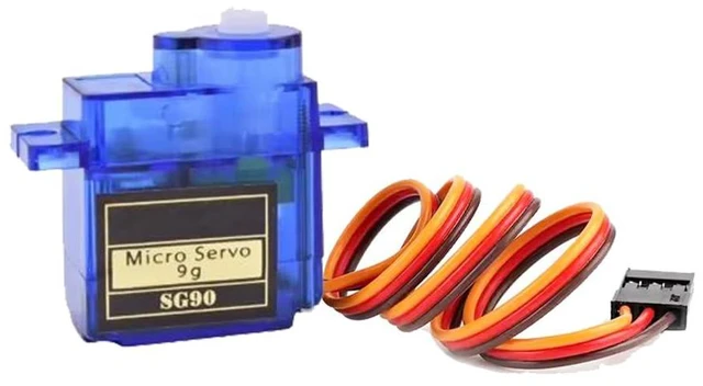 Alt view image 4 of 4 - 10pcs SG90 Micro Servo Motor 9G 0-180 Degree Rotation Control Mini Servo 0-180°