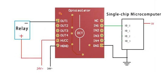 Alt view image 3 of 5 - 3pcs TLP281 Optocoupler Isolation Board Optical Coupler Isolation Module 4 Chann