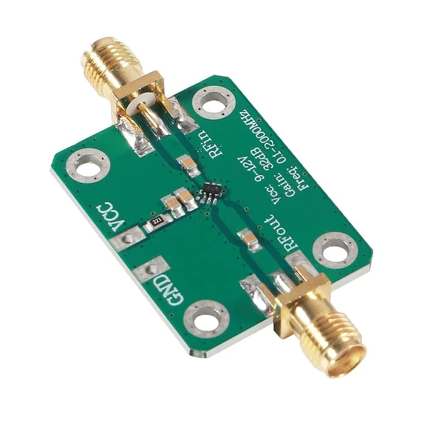Alt view image 3 of 3 - 0.1-2000MHz RF WideBand Amplifier 30dB High Gain Low Noise LNA Amplifier