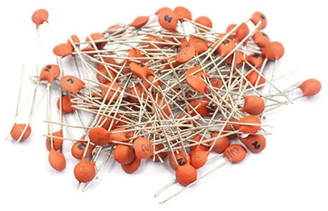 Main image of Ceramic Capacitor Assortment Kit DIP 2PF-100nF 30 Values Each 10pcs in Separate
