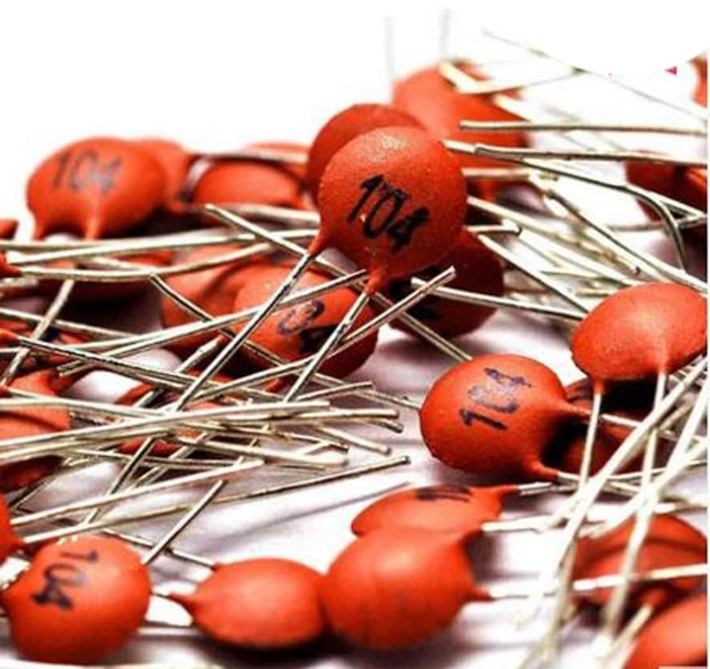 Alt view image 2 of 5 - Ceramic Capacitor Assortment Kit DIP 2PF-100nF 30 Values Each 10pcs in Separate